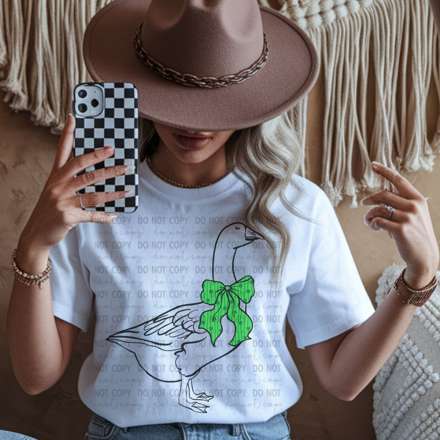 St Patricks Goose Transfer **SOLD SEPARATELY**