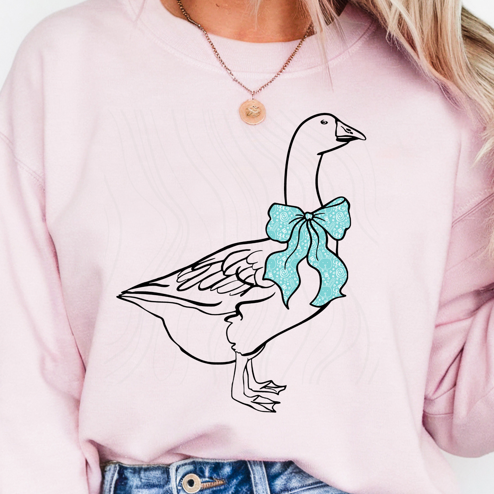 Easter Goose Transfer **SOLD SEPARATELY**