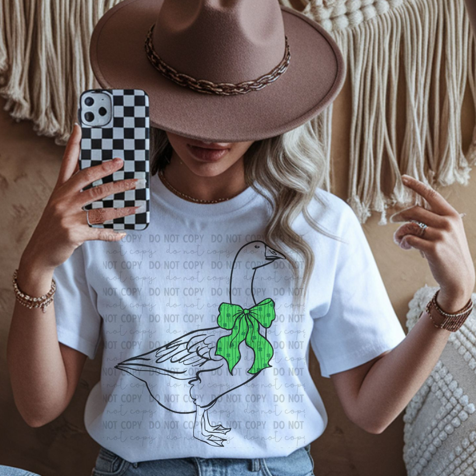 St Patricks Goose Transfer **SOLD SEPARATELY**